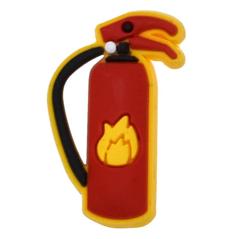 Fire extinguisher Shoe Accessory for Clog Style Shoes - Creative Gift Idea UK image 0
