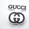 Gucci stylised badge logo aqua MQ087-88 Shoe Charm