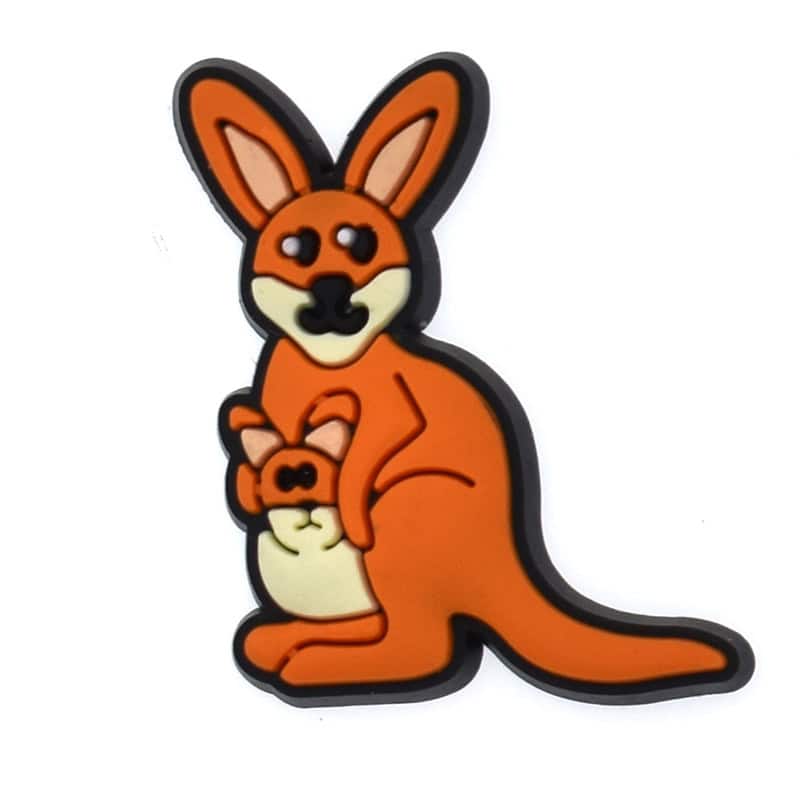 Trendy Kangaroo Footwear Charm - Animal for Clog Footwear Gift Idea image 0
