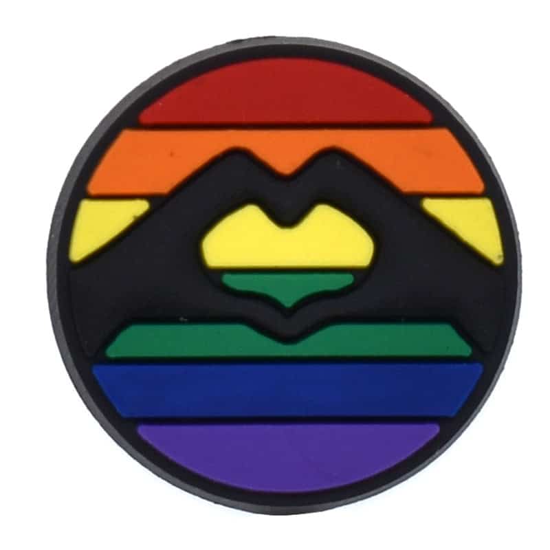 Love Gay hands Clog Accessory for Clog Style Shoes - Playful Gift Accessory image 0