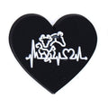 Sweet Heart Black Footwear Charm - Medical for Clogs Gift image 0