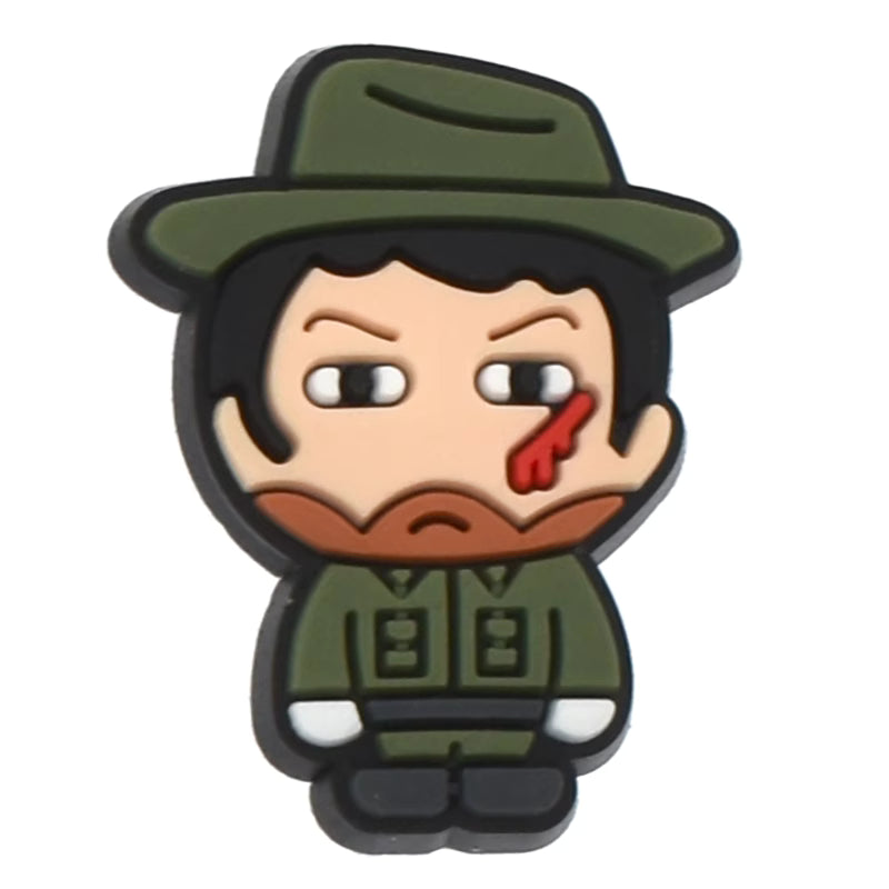 Jim Hopper from Stranger Things 477-04 Shoe Charm