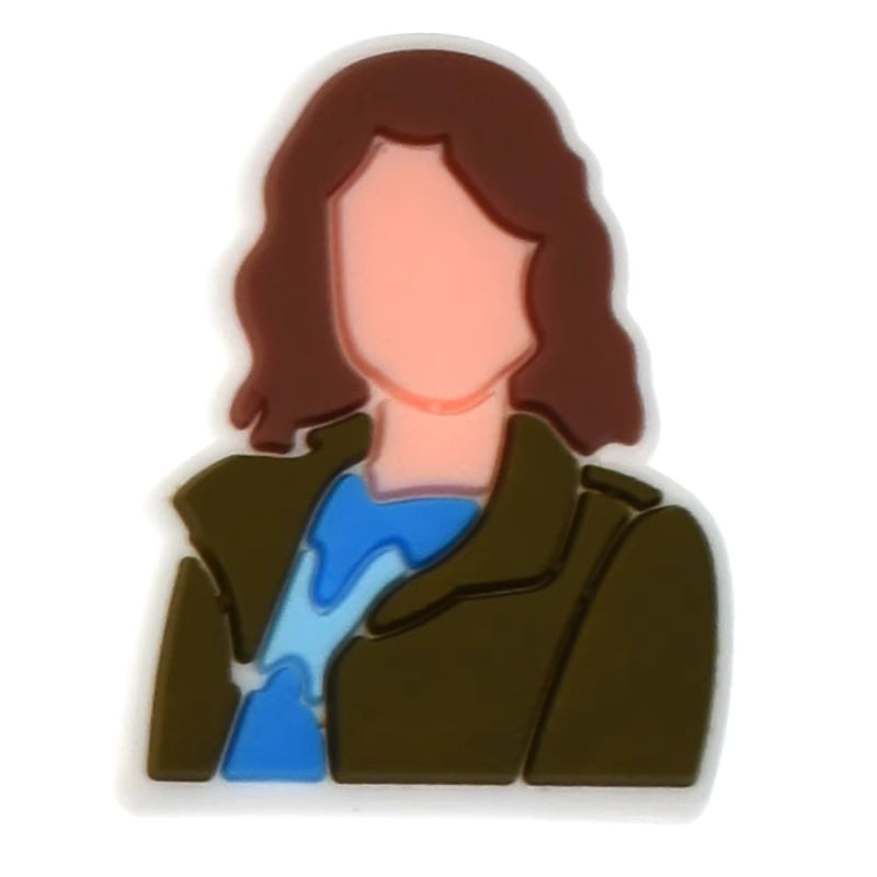 Nancy Wheeler, no face from Stranger Things 477-05 Shoe Charm
