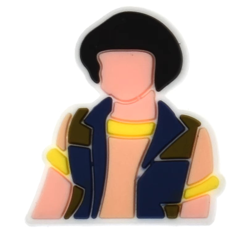 Mike Wheeler, no face from Stranger Things477-14 Shoe Charm