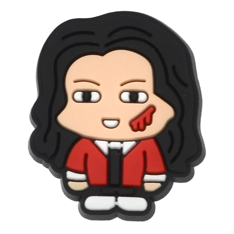 Nancy Wheeler with marked face from Stranger Things 477-18 Shoe Charm