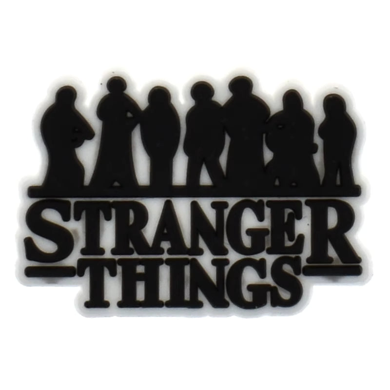 Stranger Things sillouette sign logo from Stranger Things 477-28 Shoe Charm