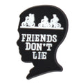 FRIENDS DON'T LIE head sillouette 477-31 Shoe Charm