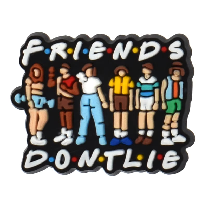 FRIENDS DON'T LIE party gang from Stranger Things 477-37 Shoe Charm