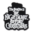 Shoe Charm - TIM BURTON'S The Nightmare before Christmas sign logo badge 494-02
