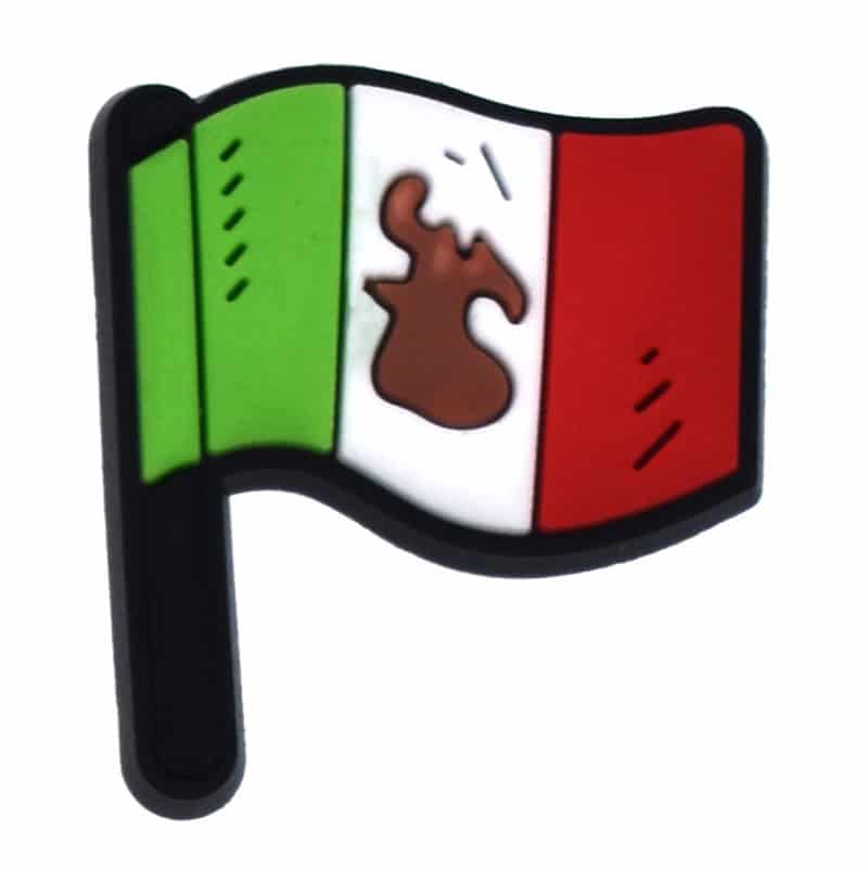 Mexico Flag Clog Accessory for Clog Style Shoes - Travel Playful UK image 0