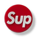 Sup white on red 88-58 Shoe Charm
