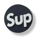 Sup white on black 88-59 Shoe Charm