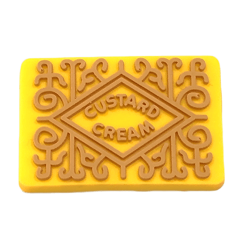 CUSTARD CREAM Biscuits British Food 14-42 Shoe Charm