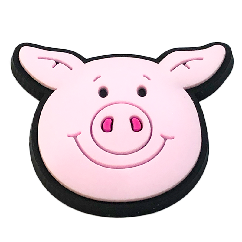 Percy Pig face foam sweets  British Food S8-11 Shoe Charm
