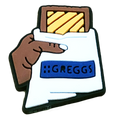 Greggs Steak Bake British Food S8-16 Shoe Charm