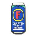 Fosters lager can British Food S8-25 Shoe Charm