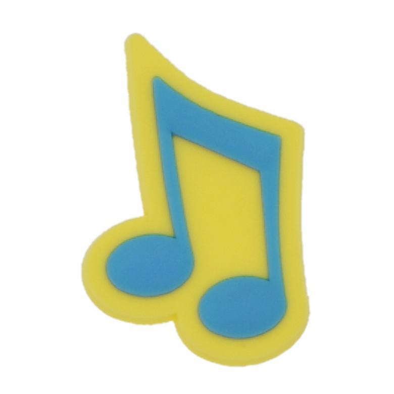 Quaver yellow/blue 08-04 Shoe Charm