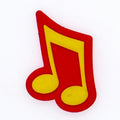 Quaver red/yellow 08-05 Shoe Charm
