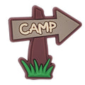 To the campsite sign 103-01 Shoe Charm