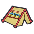 Colourful tent 103-06 Shoe Charm