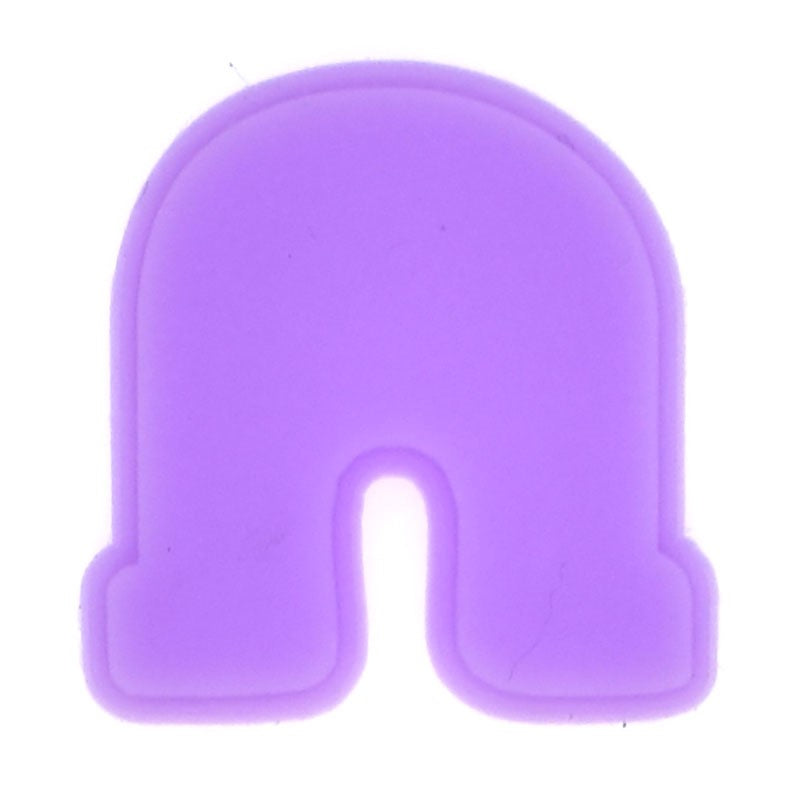 Purple shape lucky Shoe charm 127-06