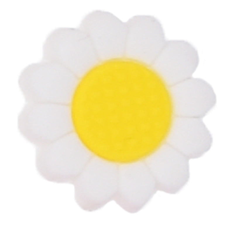 Flower - White petals yellowcentre 13-07 Shoe Charm