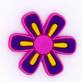Pink/purple/yellow petals 13-17 Shoe Charm