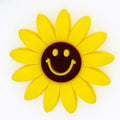 Yellow/black smiley 13-29 Shoe Charm