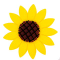 Yellow/brown seeded 13-30 Shoe Charm
