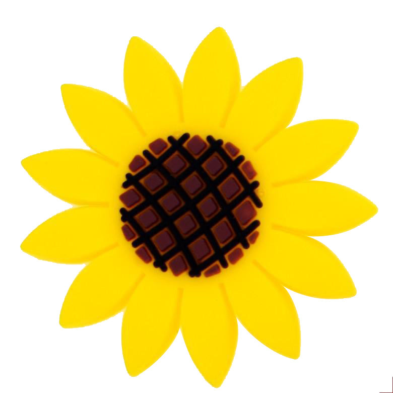 Yellow/brown seeded 13-30 Shoe Charm
