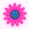 Pink/blue smiley -13-33 Shoe Charm
