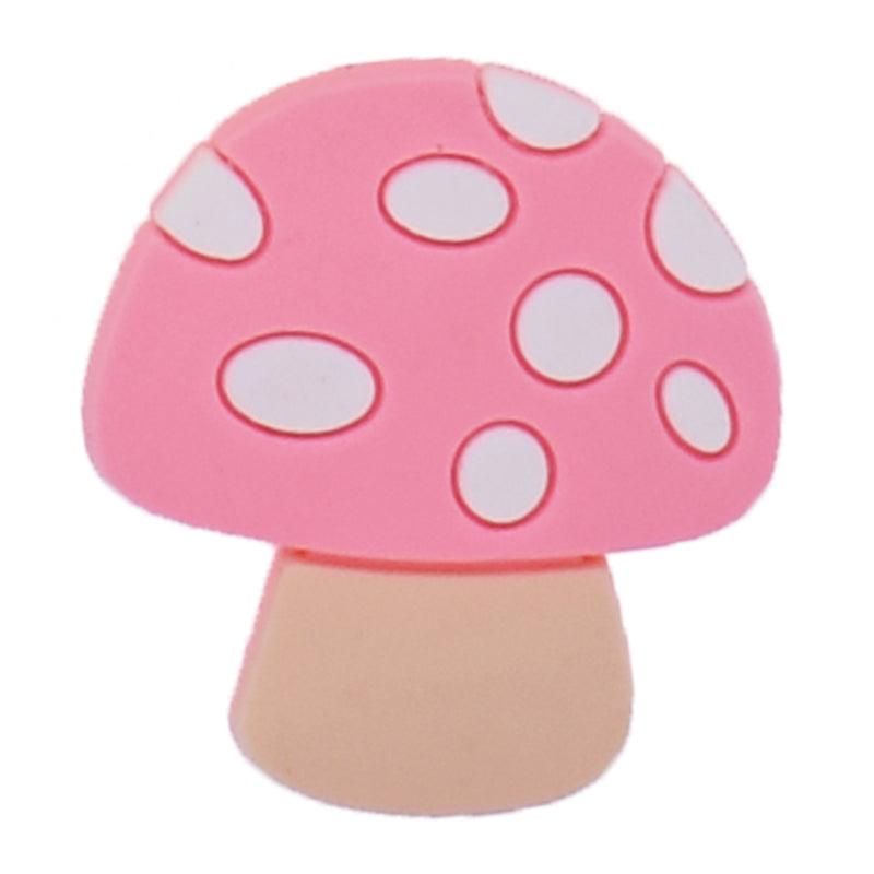 Pink mushroom 13-35 Shoe Charm