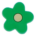 Green/yellow star petals 13-45 Shoe Charm