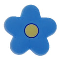 Blue/yellow star petals 13-46 Shoe Charm