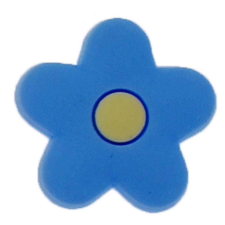 Blue/yellow star petals 13-46 Shoe Charm
