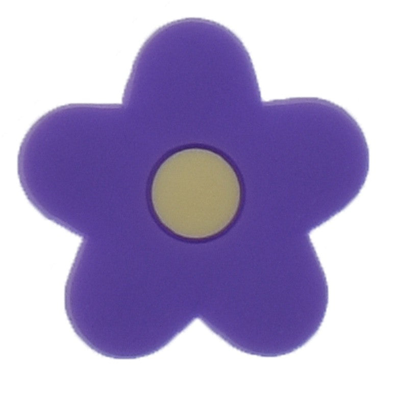 Lilac/yellow star petals 13-48 Shoe Charm