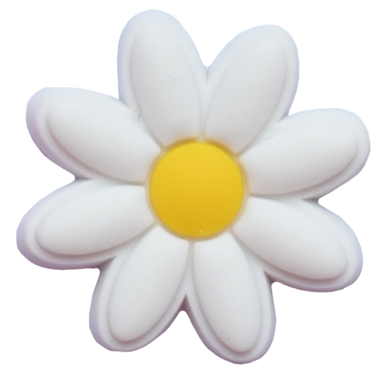 White /yellow daisey 13-60 Shoe Charm