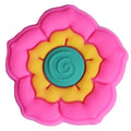 Pink/yellow/blue rose 13-61 Shoe Charm