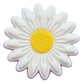 White/yellow multipetal daisy 13-64 Shoe Charm
