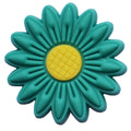 Blue/yellow multi petal daisy 13-66 Shoe Charm