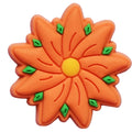 Green spot orange petals 13-67 Shoe Charm