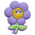 Purple petal frown plant 13-74 Shoe Charm