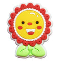 Red/yellow smiley plant 13-76 Shoe Charm