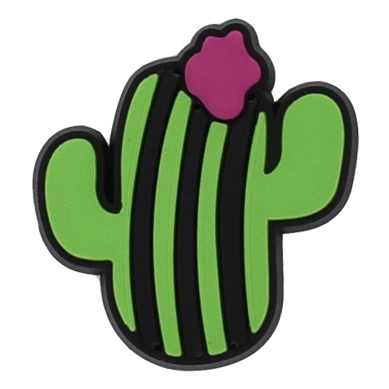 Green cactus with arms 13-77 Shoe Charm