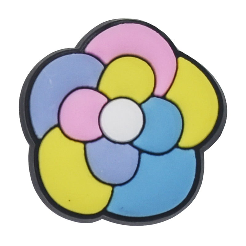 multicoloured flower 13-79 Shoe Charm