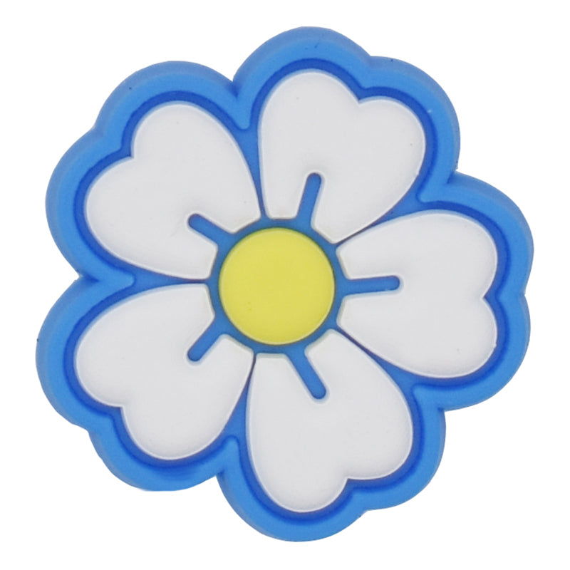 Blue/white/yellow daisy 13-80 Shoe Charm