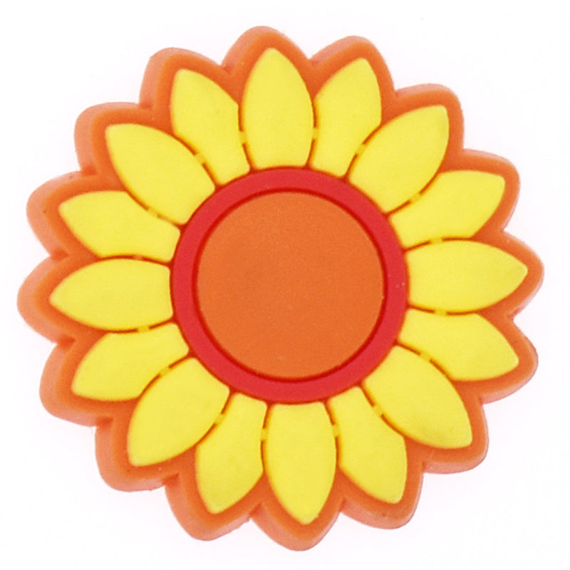Orange/yellow daisy 13-94 Shoe Charm