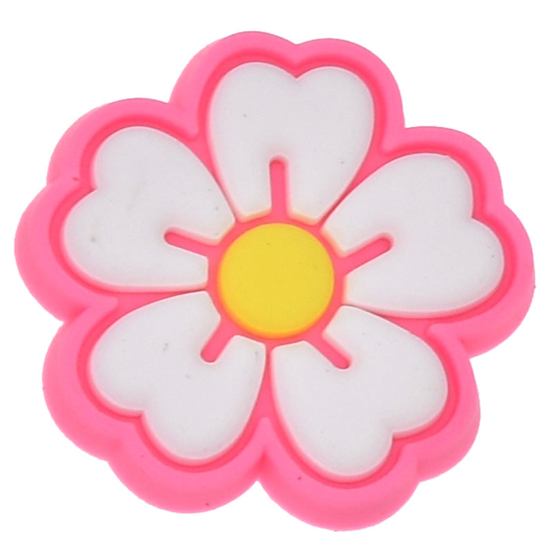 yellow/white/pink petals 13-98 Shoe Charm