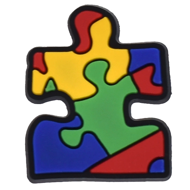 Autism Jigsaw piece Shoe Charm 132-05