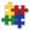Autism Jigsaw pieces Shoe Charm 132-07